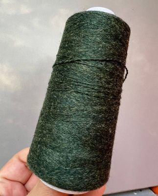 Кашемир Китай ( 050 изумруд, меланж) 50 гр/650 м